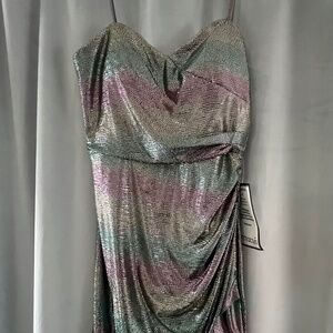 Shimmery cocktail dress